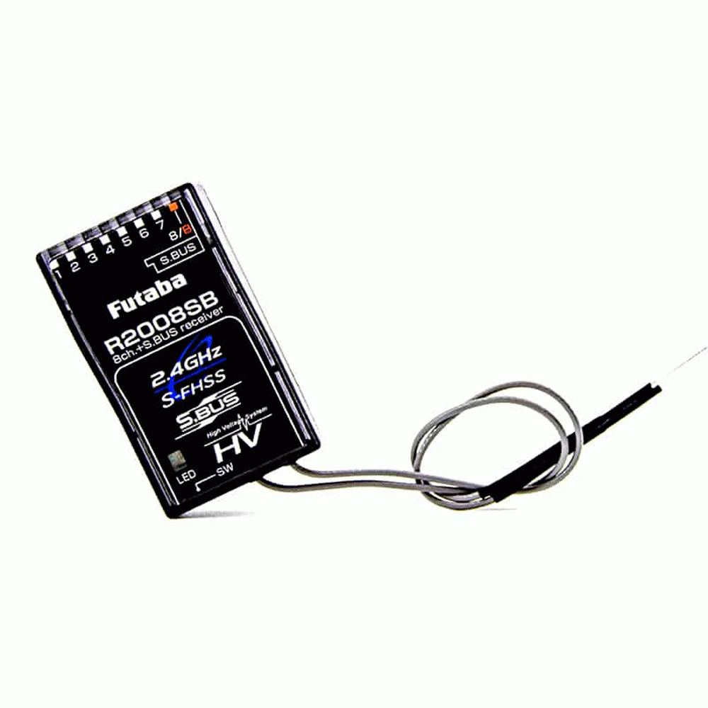 RECEPTOR R2008SB 8CH 2.4GHZ FUTABA (S-FHSS / S.BUS)