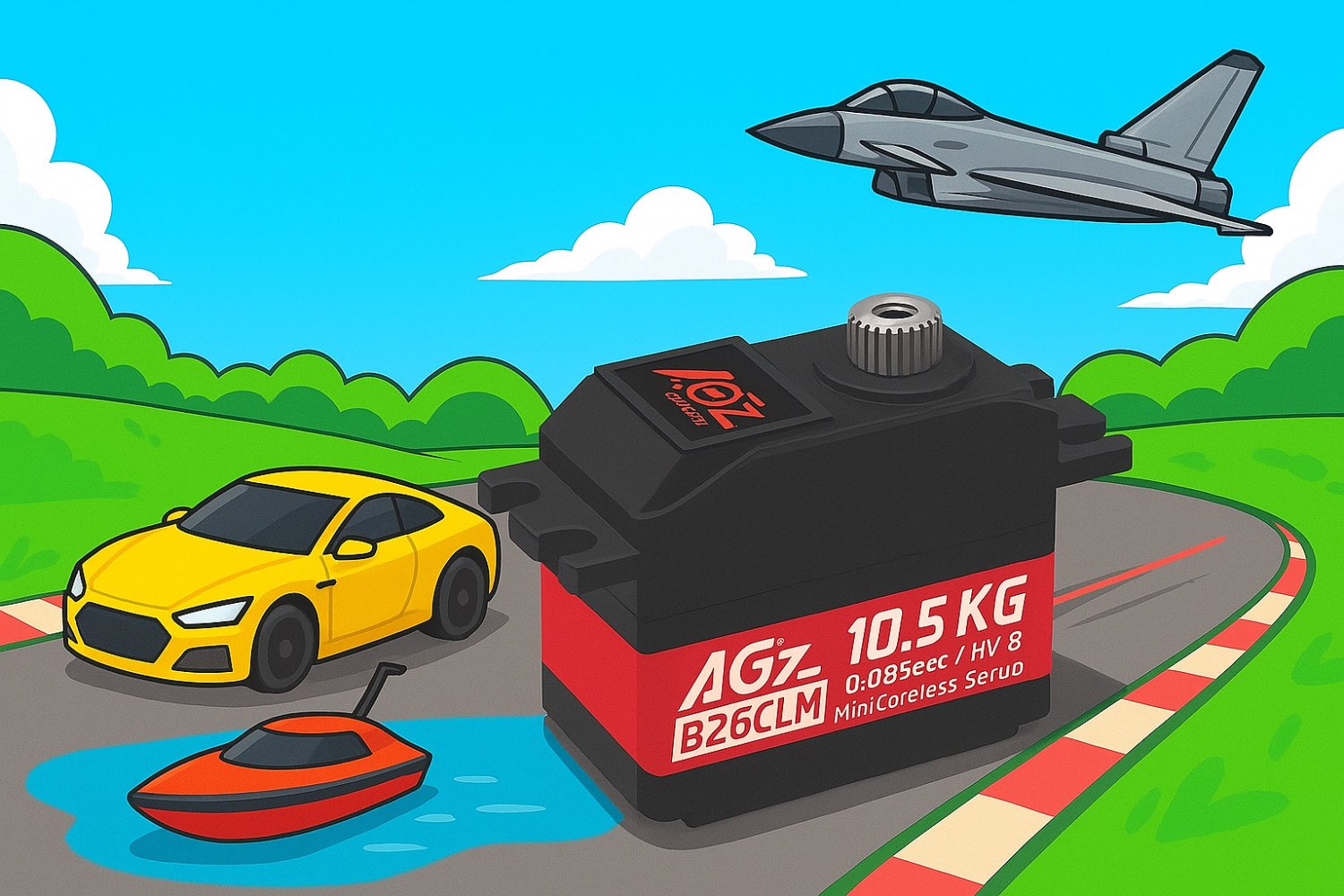 Servo AGFRC B26CLM - 10.5 Kg