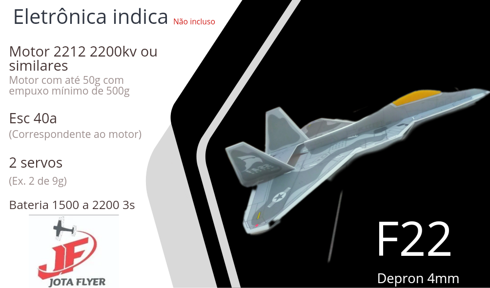 Jatinho F22          FRETE GRÁTIS