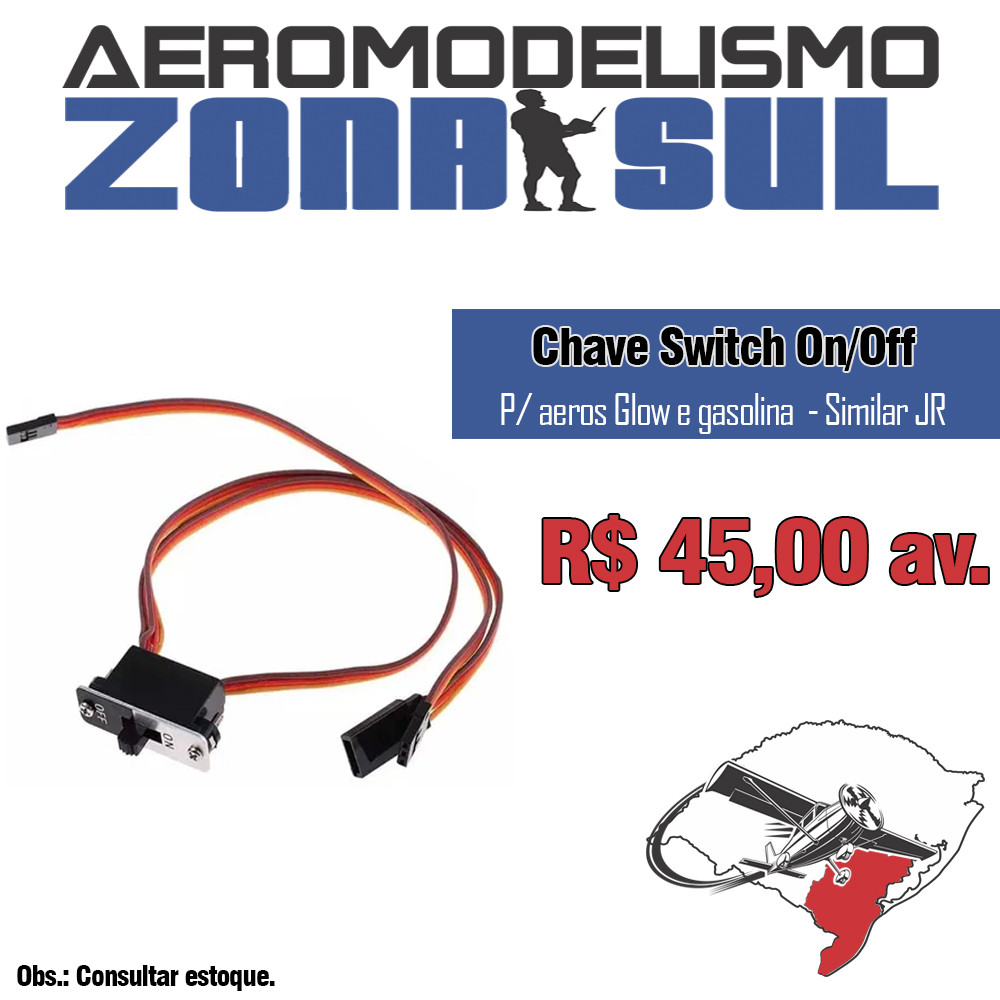 Chave Swith On/Off Similar JR