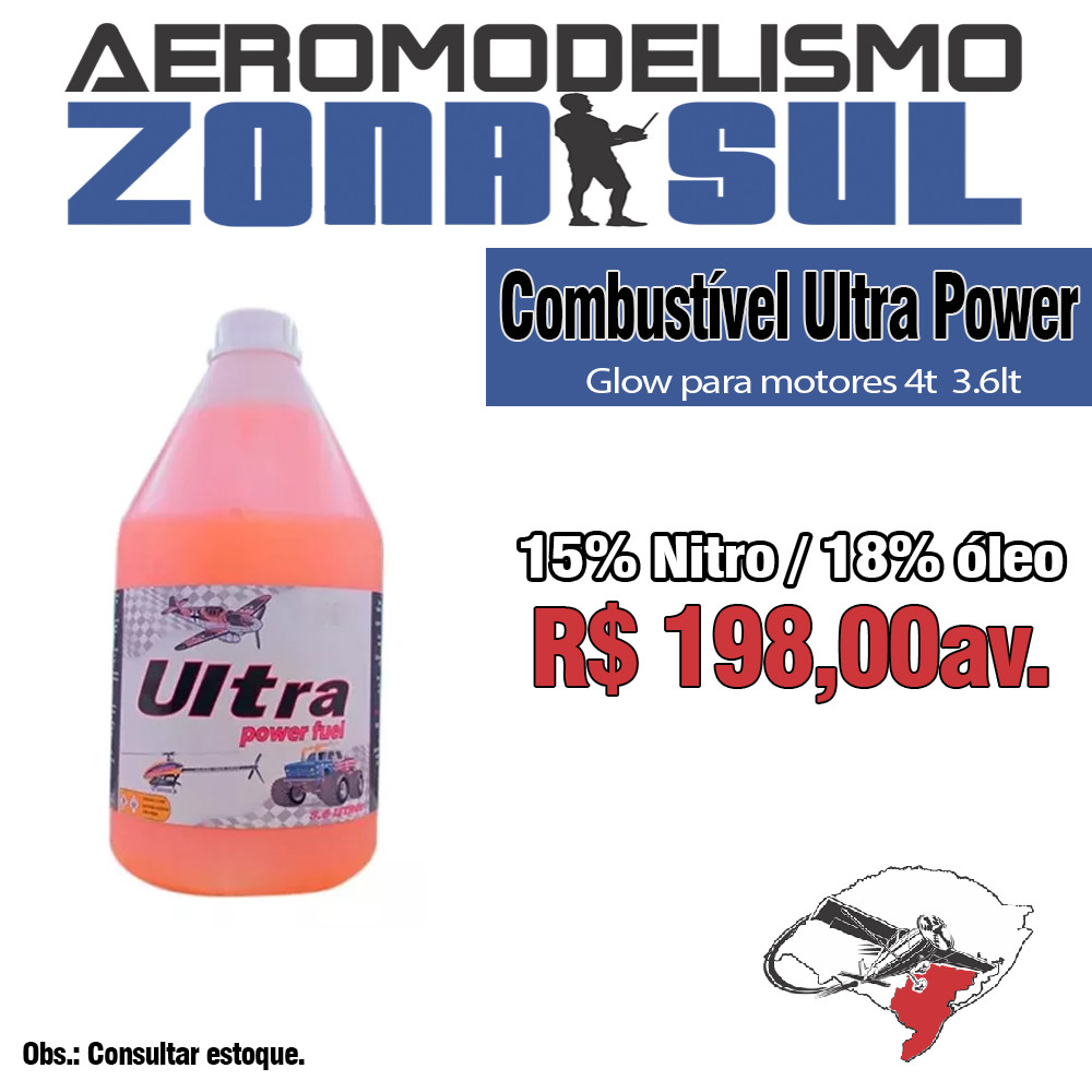 Combustível Glow 15/18 3,6lts