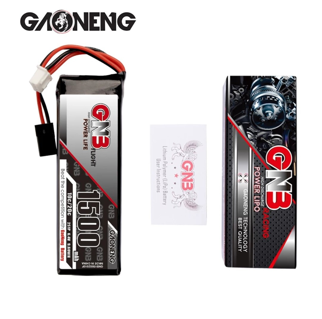 Bateria Life 2S 6.6v 1500mah Aeromodelo Rádio JR XG11