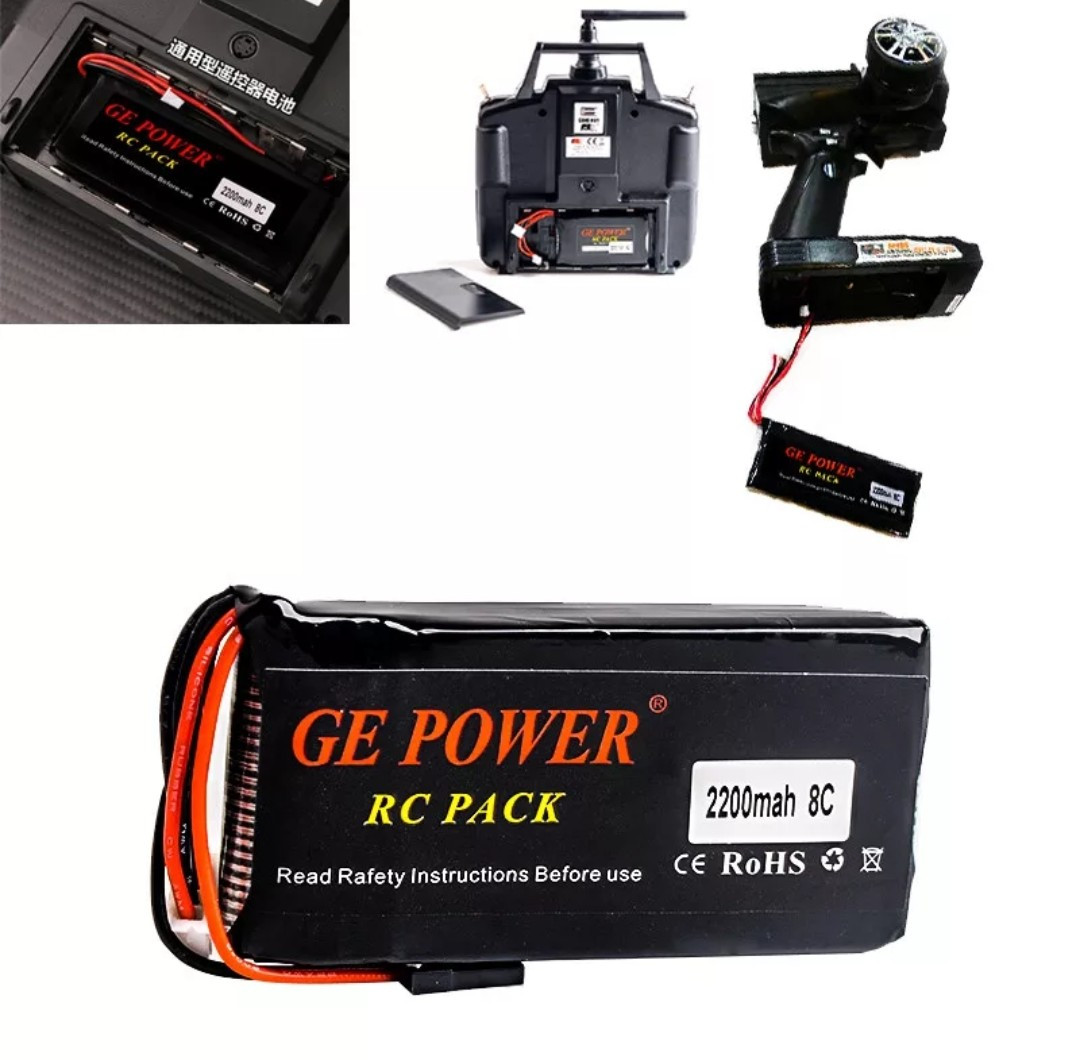 Bateria Lipo 3S 11.1v 2200mah 8C Rádios Futaba Flysky