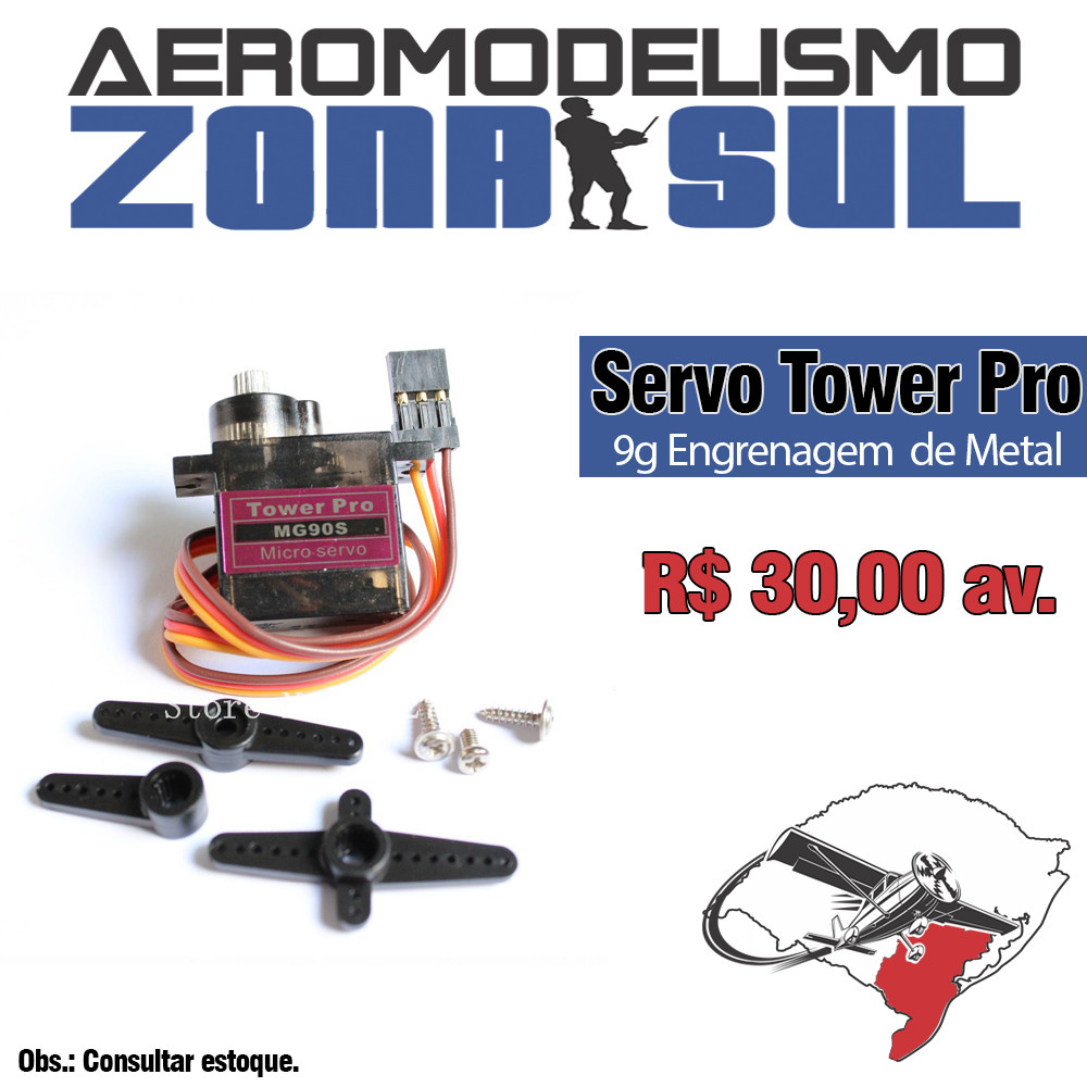 Servo 9g Metal Gear MG90S