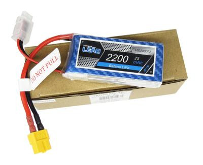 Bateria Lipo 7.4v 2200mah 30c aeromodelo automodelo drone